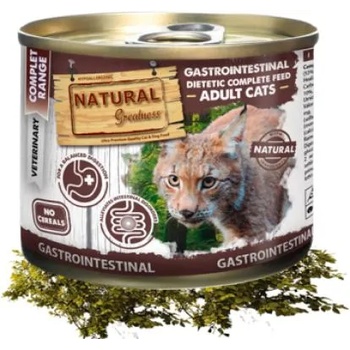 Natural Greatness VET Gastrointestinal - консерва за коте, за балансирано храносмилане, 200 гр - Испания NGD20006