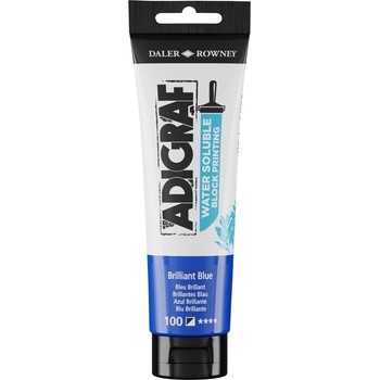Daler Rowney Adigraf Block Printing Water Soluble Colour Боя за линогравюра Brilliant Blue 150 ml (185150100)