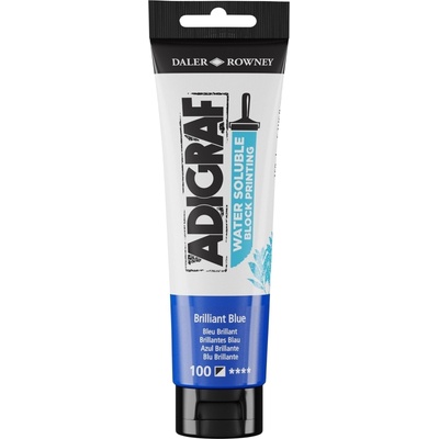 Daler Rowney Adigraf Block Printing Water Soluble Colour Боя за линогравюра Brilliant Blue 150 ml (185150100)