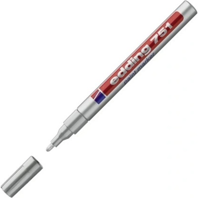 Edding 751 stříbrný
