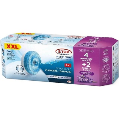 Ceresit Stop vlhkosti Aero 360° náhradní tablety 6 x 450 g Levandule – Zboží Dáma