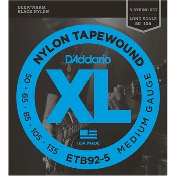 D'Addario ETB92 5 Струни за 5-струнна бас китара