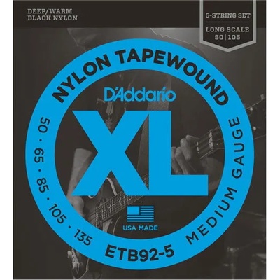 D'Addario ETB92 5 Струни за 5-струнна бас китара