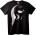 NOONEBRAND Тениска Абстрактна Жена Арт - 2XL, Black