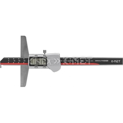 K-MET Дигитален дълбокомер с пета K-MET 2051-05-150 ABZ Design - 150 mm, 0.01 mm (2051-05-150)