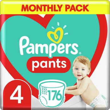 Image 1 of Pampers Бебешки пелени гащи Pampers 4, 176 броя (1007000168)
