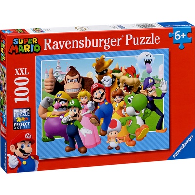 Ravensburger Пъзел Ravensburger от 100 XXL части - Супер Марио (12001074)