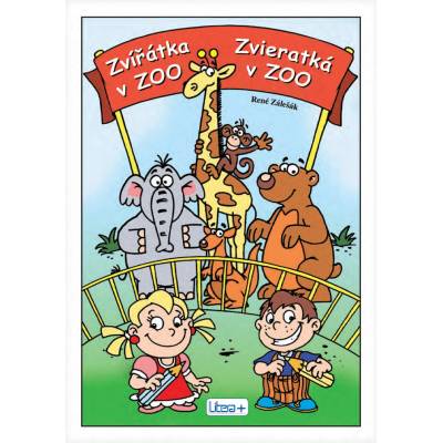 Omaľovánka A5 Litera Zvieratká v ZOO