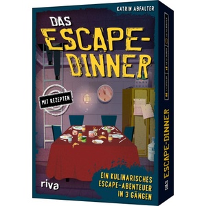 riva Verlag Das Escape-Dinner - Ein kulinarisches Escape-Room-Abenteuer in 3 Gängen | Katrin Abfalter