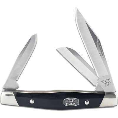 Buck Cadet Black/Nickel Silver BU-0303BKS1