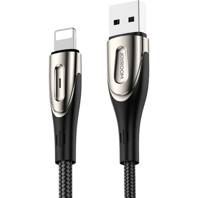 JOYROOM Кабел Joyroom Sharp S-M411, USB към Lightning, 2.4A, 3m, Черен (6956116798888)