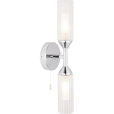 Endon Lighting 97172 - Стенно осветително тяло за баня NATORI 2xG9/3W/230V IP44 лъскав хром (EN0249)