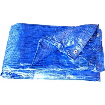 Geko G01964 nepromokavá krycia plachta s okami 8x10m modrá