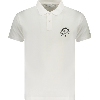 Trussardi TRU25MPL01 pánské polo tričko bílé