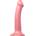 Strap On Me Фаллоимитатор с присоской Metallic Shine M (18 см), Розовый