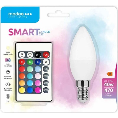 Modee 4,9W E14 RGB-R LED žiarovka s ovládačom MSL-C4,9WE14RGB-R LED žiarovka