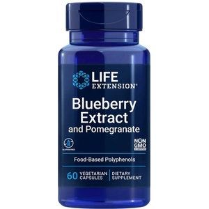 Life Extension Blueberry Extract and Pomegranate [60 капсули]