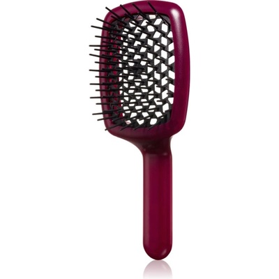 Janeke Curvy "M" Vented Brush plochá kefa pre tepelnú úpravu vlasov 21 x 8,5 x 4 cm 1 ks