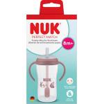 Nuk Perfect Match шише със сламка, 260 мл. , 8+мес, Мечка (10216319)