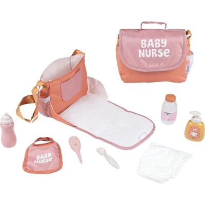 Smoby Игрален комплект Smoby Baby Nurse - Чанта за преобличане, с 7 аксесоара (7600220387)