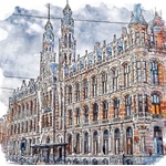 Fedkolor Картина 90x90 cm Amsterdam - Fedkolor (RY_04_90x90)