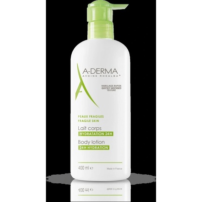 A-Derma Original Care hydratační tělové mléko (Softens and Moisturises 24h with Pump) 400 ml – Zboží Dáma