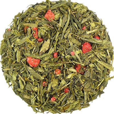 Darka company Ginkgo Jahoda zelený aromatizovaný čaj 1 kg