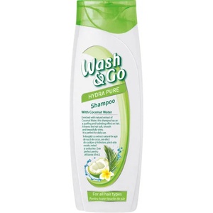 Wash&Go шампоан 400мл кокосова вода