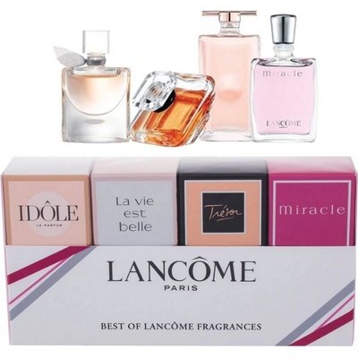Lancôme Best Of Lancome EDP Trésor 7,5 ml + EDP Idole 5 ml + EDP La Vie Est Belle 4 ml + EDP Miracle 5 ml darčeková sada