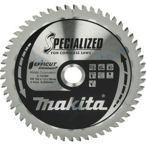 Makita Алуминиево ножче за трион MAKITA Efficut 165x1.5x20 мм 54 зъба E-16760 (E-16760)