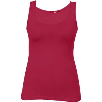 Promodoro lehce projmutý bavlna s elastanem červená lesní plody