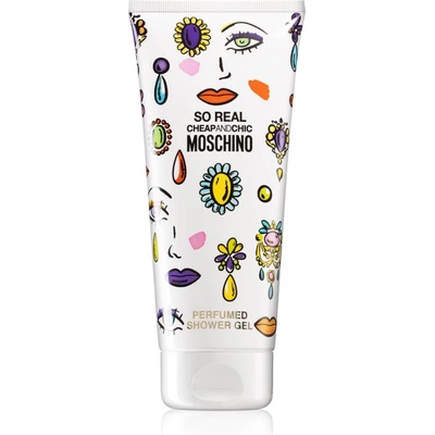 Moschino So Real Гел за душ и вана за жени 200ml