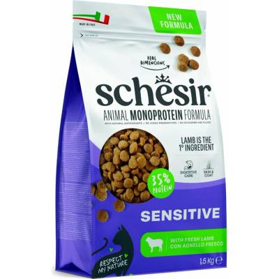 Schesir Cat Animal Monoprotein Sensitive jehněčí 1,5 kg
