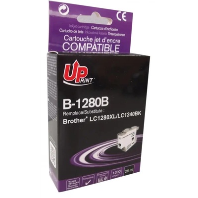 Compatible Мастилница uprint lc1280xl/1240/1220, brother, Черен (lf-ink-brot-lc1240b-up)