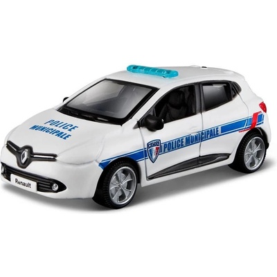 Bburago Renault Clio Police bílá 1:64