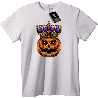 NOONEBRAND Тениска Кралят на Тиквата за Хелоуин - 2XL, Black
