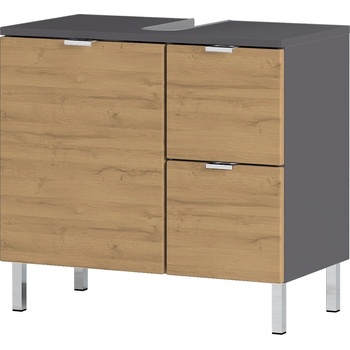 Germania Сив шкаф под умивалника в дъб 60x56 cm Mauresa - Germania (8529-564)