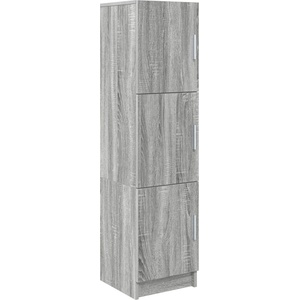 vidaXL Висок шкаф Сив Сонома 31.5 x 32 x 122.5 см (869351)