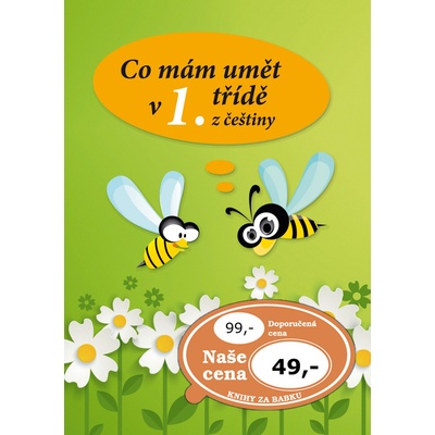 Co mám umět v 1. třídě z češtiny