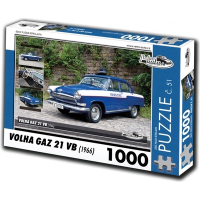 Retro-auta č. 51 Volha Gaz 21 VB 1966 1000 dielov