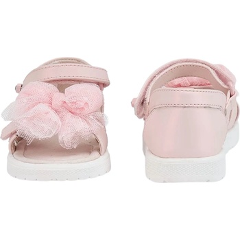 Mayoral Бебешки сандали Mayoral - С панделка, розови, размер 25 (25-41636-071-25)