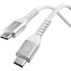Spigen ESSENTIAL EB10010CCA кабел за данни Type-C - Type-C, 100 см, БЯЛ (ACA11102)
