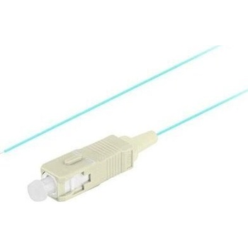 Lanberg Оптичен мрежов адаптер Tail/Pigtail със SC/UPC конектор, дължина 2m, Lanberg 43355, Easy Strip MM OM3, тюркоаз (FP-SCUP-MS31-0020-TQ) (FP-SCUP-MS31-0020-TQ)