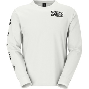 SCOTT Мъжка блуза с дълъг ръкав Scott Tee Graphic L/S Longsleeve - White - размер M (216-8213-0213)