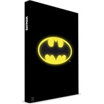 SD Toys Тефтер DC Comics Batman Light Logo, светещ, A5, 100 страници