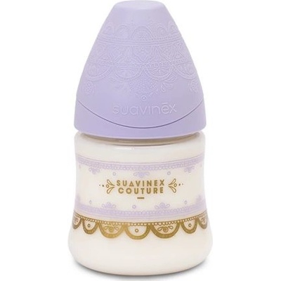 Suavinéx Fľaša Haute Couture Gold silikon tmavo modrá 150ml