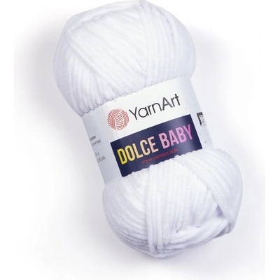 YarnArt Dolce BABY 741 bílá