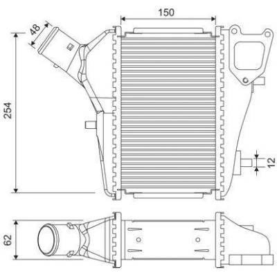 Chladič turba VALEO 818686