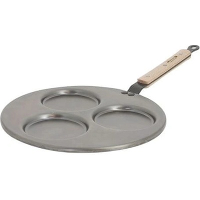 de Buyer Pánev na lívance 5712.03 MINERAL B BOIS ocel 3 lívance 27 cm rukojeť obložená dřevem