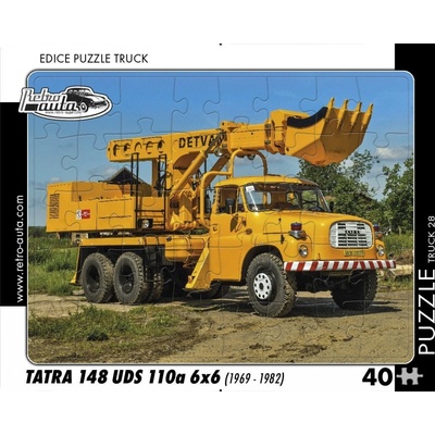 RETRO-AUTA TRUCK č.28 Tatra 148 UDS 110a 6x6 1969-1982 40 dílků